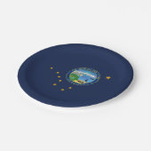 Alaskan Flag & Seal, Flag of Alaska ペーパープレート (アングル)