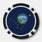 Alaskan Flag & Seal, Flag of Alaska ポーカーチップ (裏面)