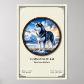 Alaskan Klee Kai Zoology Series ポスター (正面)