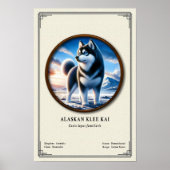 Alaskan Klee Kai Zoology Series ポスター (正面)