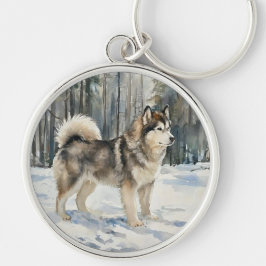 Alaskan Malamute キーホルダー