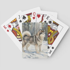Alaskan Malamute トランプ