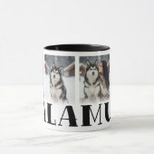 Alaskan Malamute Custom Photo Dog Lovers マグカップ (中央)