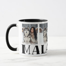 Alaskan Malamute Custom Photo Dog Lovers マグカップ