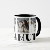 Alaskan Malamute Custom Photo Dog Lovers マグカップ (正面右)