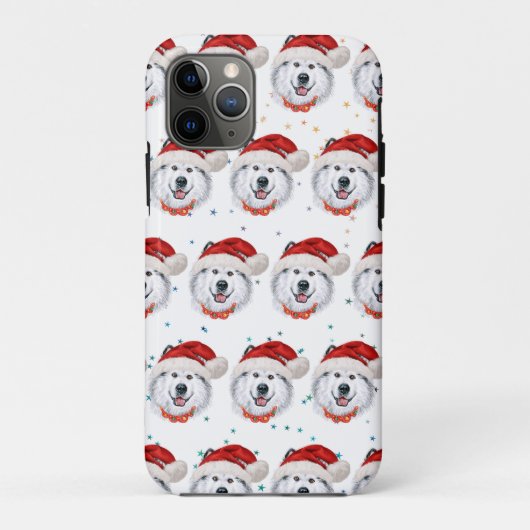 Alaskan Malamute Dog Breed Christmas Stars Case-Mate iPhoneケース (裏面)