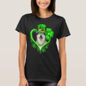 Alaskan Malamute Dog St Patricks Day Lover Irish S Tシャツ (正面)