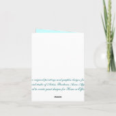 Alaskan Malamute Get Well Greeting Card カード (裏面)