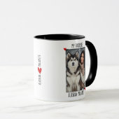 Alaskan Malamute Personalized Photo Dog Lover マグカップ (正面右)