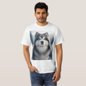 Alaskan Malamute Tシャツ (正面フル)