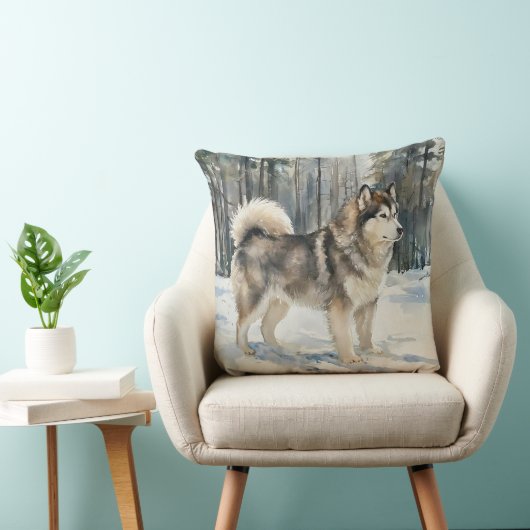 Alaskan Malamute Trinket Box クッション (椅子)