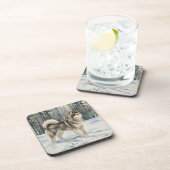 Alaskan Malamute Trinket Box コースター (右側)