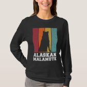 Alaskan Malamute Vintage Tシャツ (正面)