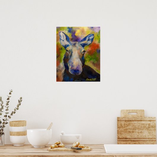 Alaskan Mr. Moosey Moose Poster ポスター (キッチン)