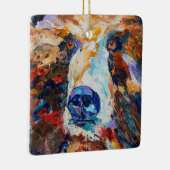 Alaskan ornament "In the Bear's Gaze" セラミックオーナメント (右)