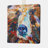 Alaskan ornament "In the Bear's Gaze" セラミックオーナメント (左)
