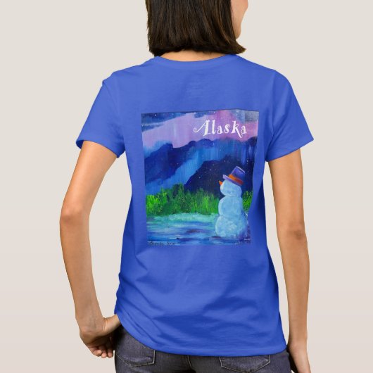 Alaskan Snowmen T-shirt Tシャツ (裏面)