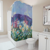 Alaskan Tisha's Garden Shower Curtain シャワーカーテン (インサイチュ)