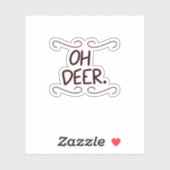 Alastor Oh Deer Creative Art Design  シール (シート)