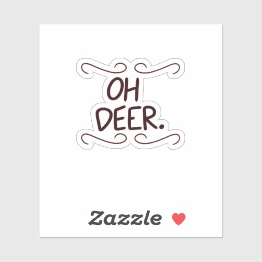 Alastor Oh Deer Creative Art Design  シール (シート)