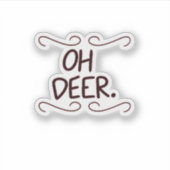 Alastor Oh Deer Creative Art Design  シール (正面)