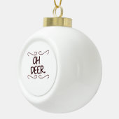 Alastor Oh Deer Creative Art Design セラミックボールオーナメント (右)