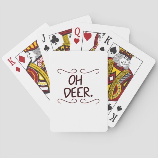 Alastor Oh Deer Creative Art Design  トランプ (裏面)