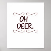 Alastor Oh Deer Creative Art Design ポスター (正面)