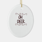 Alastor Oh Deer Creative Art Design Ornament セラミックオーナメント (右)