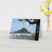 Alauの島、ハナのマウイの挨拶状 カード (黄色い花)