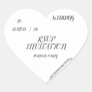#ALAVANT作品結婚発表RSVP ハートシール