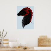 Alavon Dragonプロフィールのポスター ポスター (キッチン)