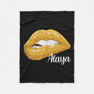 Alaya - 名前入りギフト袖なし フリースブランケット