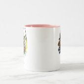 ` AlaykumようにSalamuイスラム教の書道の芸術、 ツートーンマグカップ (中央)