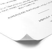 ALBA -クラシック署名の代わりにエレガント&イン ポスター (角)