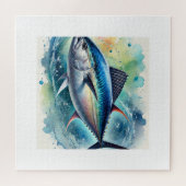 Albacore Tuna 210824AREF125 - Watercolor ジグソーパズル (横)