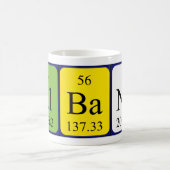 Albane期別テーブル名mag コーヒーマグカップ (中央)