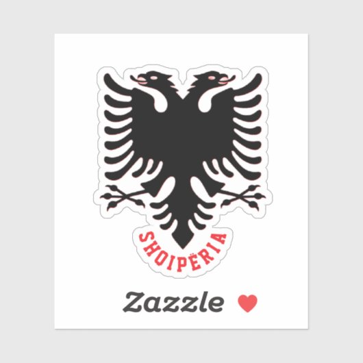 Albania Double Headed Eagle シール (シート)