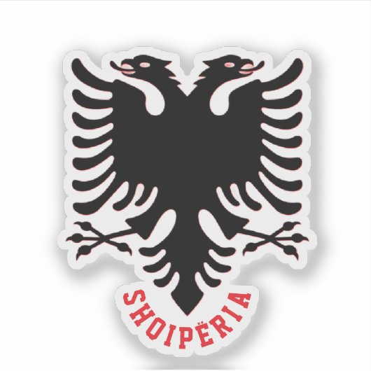 Albania Double Headed Eagle シール (正面)