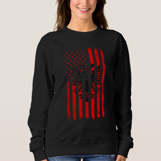 Albanian American Flag Albania America Pride Herit スウェットシャツ (正面)