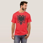 Albanian Eagle Black Steel Tシャツ (正面フル)