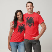 Albanian Eagle Black Steel Tシャツ (ユニセックス)