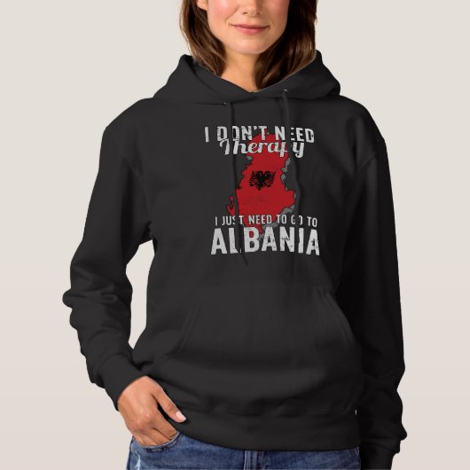 Albanian Flag I Albania Flag I Vacation Gift I Alb パーカ (正面)
