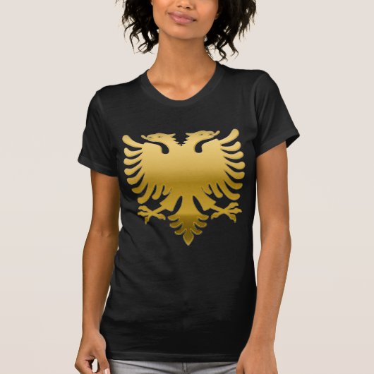 Albanian Gold Eagle 3D Tシャツ (正面)