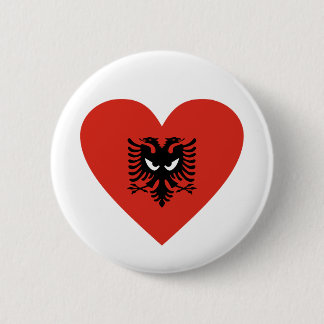 Albanian Heart - For real Albanians! 缶バッジ