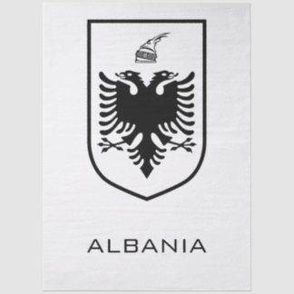 Albanian National Coat of Arms Heritage Ink 薄葉紙