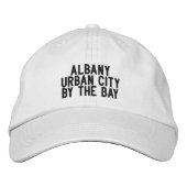 ALBANY California Hat 刺繍入りキャップ (正面)