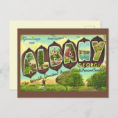 Albany Georgia Vintage Postcard ポストカード (正面/裏面)