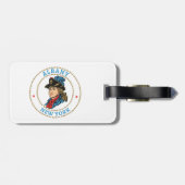 Albany New York Colonial ラゲッジタグ (裏面横)