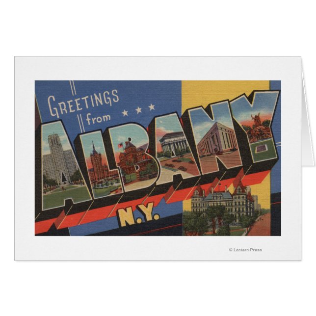 Albany, New York - Large Letter Scenes (正面横)